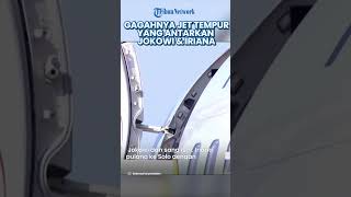 Gagahnya Jet Tempur F 16 Milik TNI AU yang Antarkan Jokowi dan sang Istri Pulang Kampung ke Solo [upl. by Rudiger607]