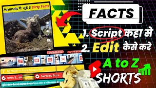 Facts video kaise banaye  How to make fact video  महीने का लाखों कमाओ💸 [upl. by Santiago]