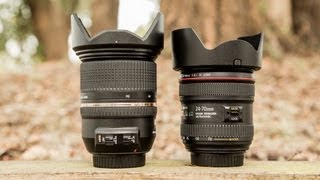 Canon 2470 f4L IS vs Tamron 2470 f28 VC  FIGHT [upl. by Leerzej]