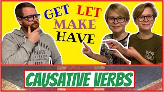 I VERBI CAUSATIVI in INGLESE make get let have [upl. by Reinke]