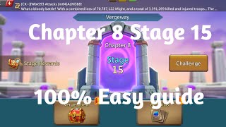 Lords mobile Vergeway chapter 8 Stage 15 easiest guide [upl. by Nilya]