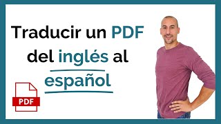 🚀 Cómo traducir un PDF del inglés al español  GRATIS [upl. by Noach923]