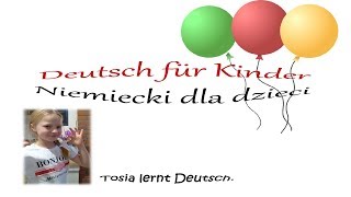 Niemiecki dla dzieci  Deutsch für Kinder  Lekcja 1  Przedstawienie się [upl. by Meehsar578]