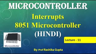 Interrupt8051MCHindi Lecture no11 Interrupts In 8051 Microcontroller In Hindi [upl. by Inafetse]