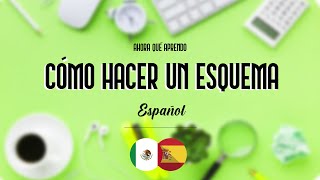 CÓMO HACER UN ESQUEMA  ESPAÑOL [upl. by Ysied]