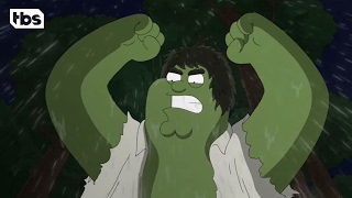 Family Guy The Incredible Hulk Intro Clip  TBS [upl. by Bernadene]