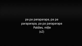 Paula Ķiete  Paldies Mīļie vārdi [upl. by Anhej]