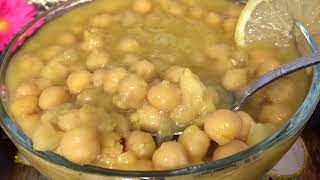 Lablabi boiled chickpea soup لبلبي المحلات [upl. by Kallman781]