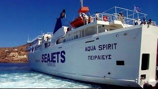 How is Ferry Travel in GREECE The Journey to Santorini [upl. by Alejna174]