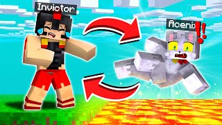 ¡RETO de INTERCAMBIO De La MUERTE con UNA VIDA 😂💀 Minecraft DEATH SWAP 1 [upl. by Yee]