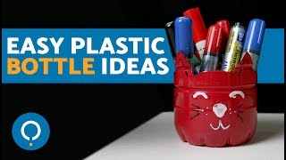 🔝 Easy DIY Plastic Bottle Crafts for Kids amp Adults [upl. by Einyaj]