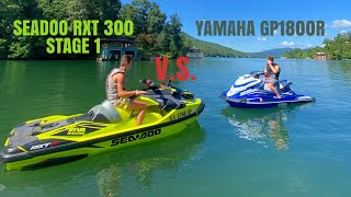 YAMAHA GP1800R VS SEADOO RXT 300 STAGE 1 [upl. by Gwenora]