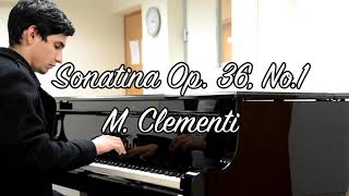 Sonatina Op36 No1 MClementi Arturo Santellanes [upl. by Downall]