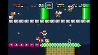 Super Mario World Star World 4 Secret Exit [upl. by Barcellona]