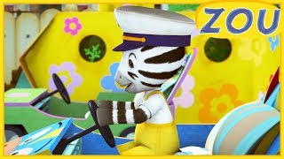 Zou in English 🚢 COMMANDER ZOU 🐙 Cartoons [upl. by Shannah963]