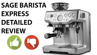 SAGEBREVILLE BARISTA EXPRESS REVIEW [upl. by Nogem]