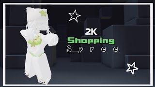 ☆￼🎃 2k robux shopping spree 🐸☆ pt1 [upl. by Tess]