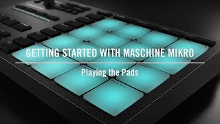 Playing the Pads on MASCHINE MIKRO Pad  Keyboard  Chord Mode  Native Instruments [upl. by Netsud288]