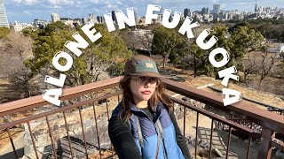 FUKUOKA VLOG  Day 1 Fukuoka Tower Momochi Seaside Park Ohori Park Castle Ruins and more [upl. by Giusto]