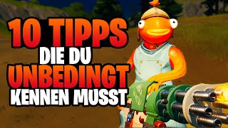 😳🤓 10 WICHTIGE TIPPS für Fortnite Anfängerinnen [upl. by Grim]