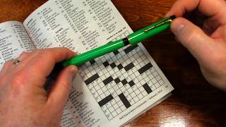 Crossword Puzzle 8 Start to Finish  ASMR Sleep [upl. by Eniar]