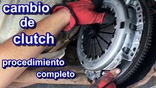 Como cambiar el clutch video completo [upl. by Karlens]