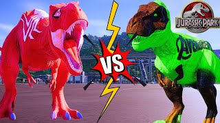 Colour Pack Super Hero Dinosaurs PRO 8 Compilation  Jurassic World Super Hero Dinosaurs Fighting [upl. by Linzer]