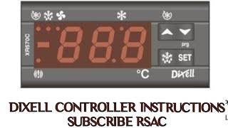 Dixell Emerson Controller Settings  Dixell Controller Programming Manual [upl. by Jahdal]