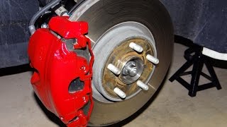 How to Paint Brake Calipers red [upl. by Mather904]