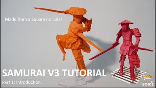 Origami Samurai Tutorial  Introduction [upl. by Nylirehc]