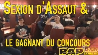 Sexion dAssaut rencontre le gagnant du concours RAP RampB [upl. by Israeli993]