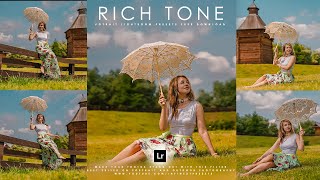 Free Lightroom Presets DNG amp XMP Download  Rich Tone Preset  Lr Editing Tutorial [upl. by Uda]