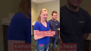 Watch this heart transplant recipient tear up meeting donors family  Humankind shorts goodnews [upl. by Colp442]