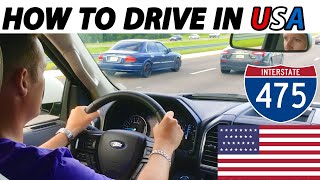 How to drive in USA  6 easy steps USA NEWS TODAY [upl. by Aneroc]