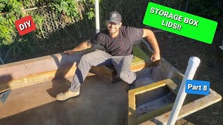 DIY FIBERGLASS BOAT BUILD Building lids and lips out of DIVINYCELL Part 8 [upl. by Quince]