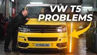 VW T5 TRANSPORTER COMMON PROBLEMS [upl. by Eirahs]