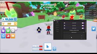 Roblox Anime Clicker Simulator Script AutoClick FastClick AutoRebirth [upl. by Bittner]