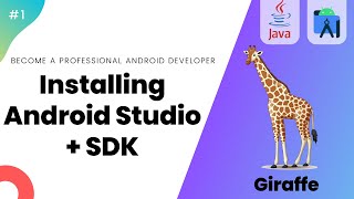 🦒 Installing Android studio Latest Version  SDK Configurations [upl. by Haymes292]