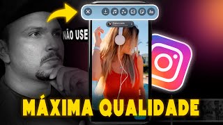 Como EXPORTAR e POSTAR no INSTAGRAM em ALTA QUALIDADE  REELS e STORIES SEM PERDER QUALIDADE [upl. by Deeas724]