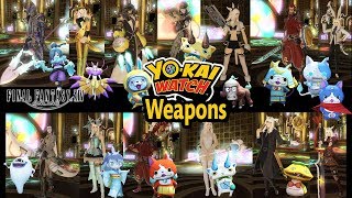 FFXIV All Yokai Weapons [upl. by Yrok]