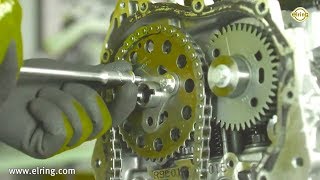 Renault DCI R9M Engine  Timing chain replacement [upl. by Yendis605]