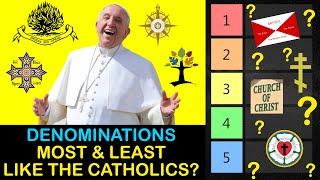 What Christian Denominations are Most Like Catholics [upl. by Swanhilda]