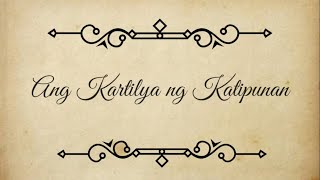 Kartilya ng Katipunan by Emilio Jacinto [upl. by Kcirtapnhoj]