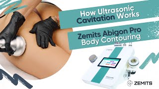 How ultrasonic cavitation works Body slimming with Zemits Abigon Pro [upl. by Poppas]