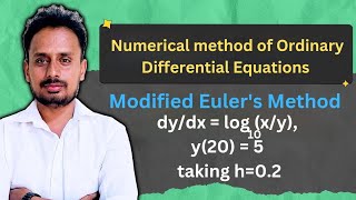 Modified Eulers Method  Numerical Methods  Lecture 03 [upl. by Claus]