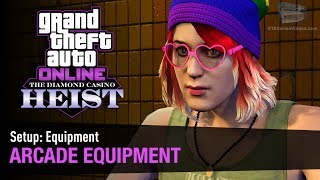 GTA Online The Diamond Casino Heist  Setup Equipment Arcade [upl. by Raji]