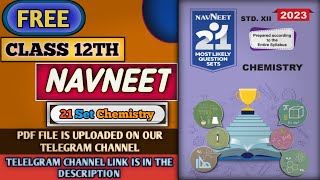 Navneet 21 Set for HSC 2023 Chemistry [upl. by Creight]