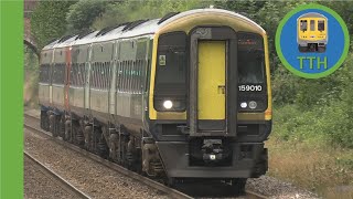 Trains at Whitchurch Hampshire [upl. by Nwahsar639]