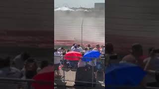 Max Verstappen crash Silverstone 2021 [upl. by Ayr298]