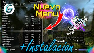 Instala SkyUI El Mejor Menu Para Tu Skyrim  Instalación [upl. by Anoiek]